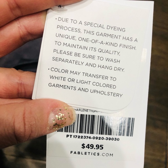 Fabletics Charlene Washed Shadow Mesh Pant SZ S 4 - Picture 9 of 11